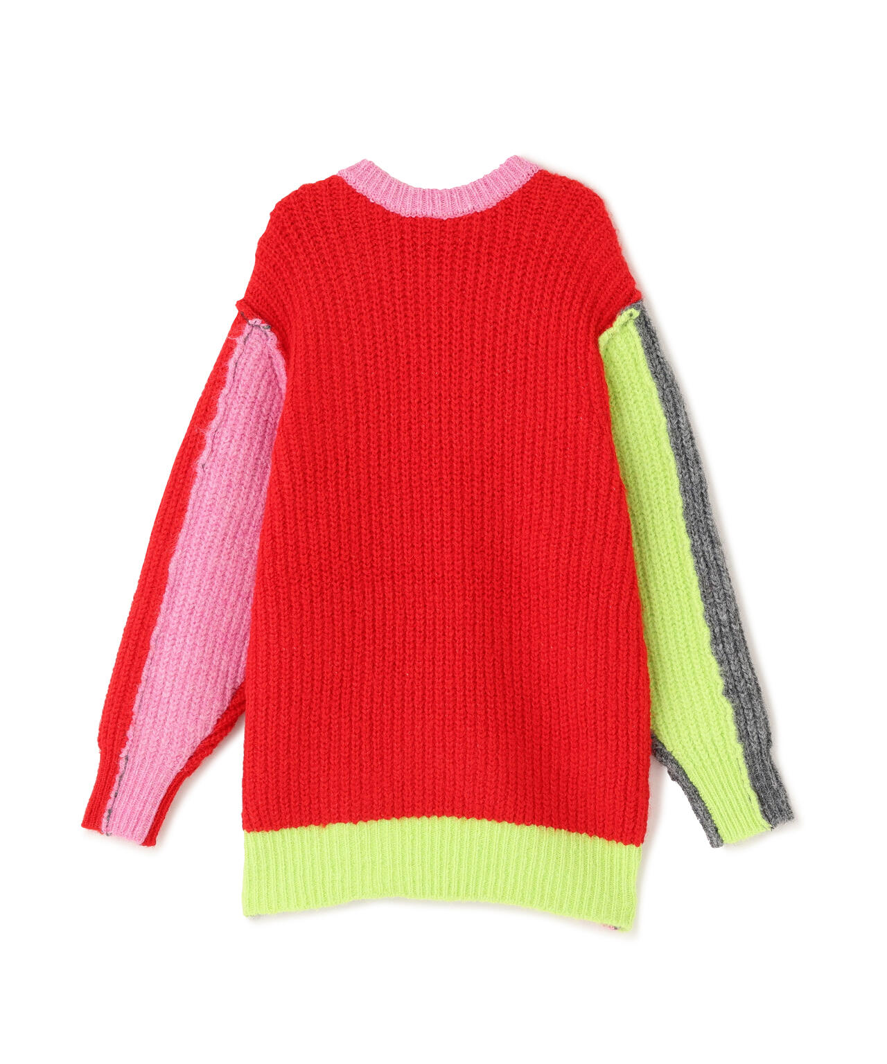 AULA AILA/アウラアイラ/2WAY COLOR BLOCK PULL KNIT