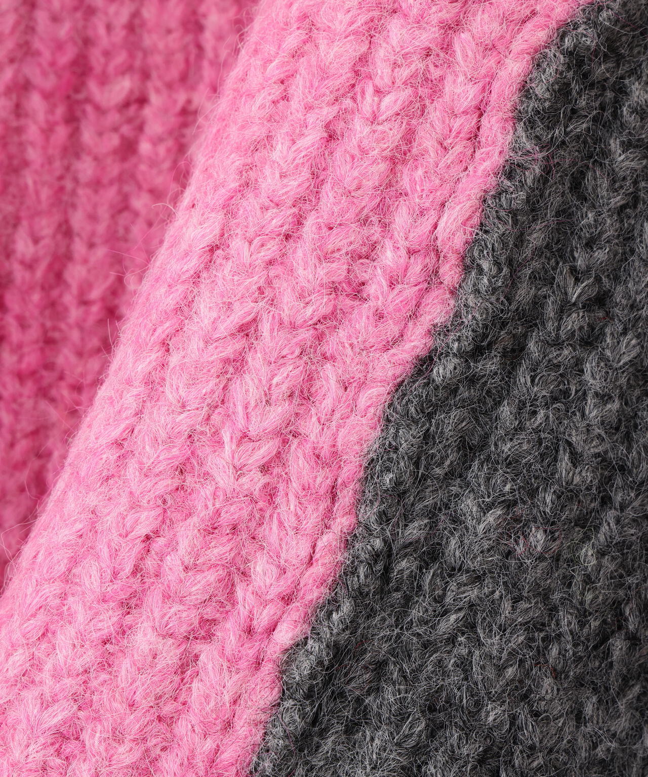 AULA AILA/アウラアイラ/2WAY COLOR BLOCK PULL KNIT