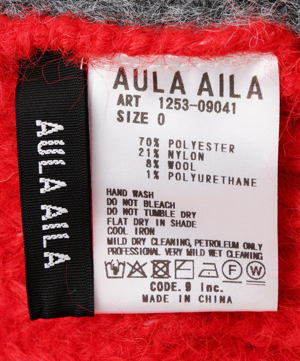 AULA AILA/アウラアイラ/2WAY COLOR BLOCK PULL KNIT