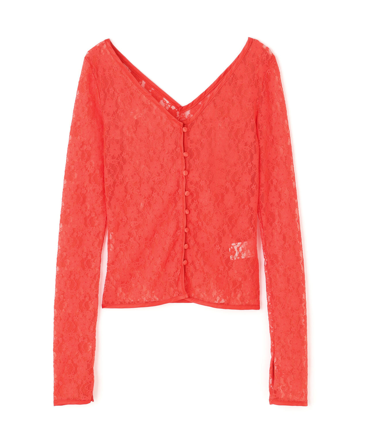 MITSUKI/ミツキ/LACE V NECK TOPS