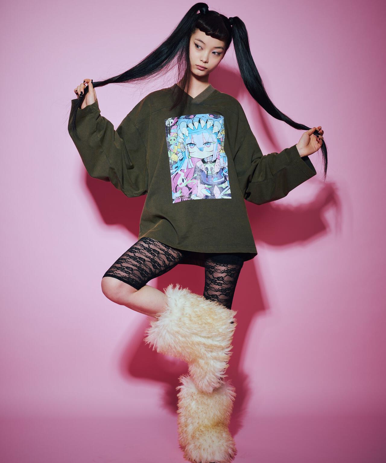 ANNA SUI NYC/アナ スイ エヌワイシー/『×寺田てら』TERAビッグロングスリーブ