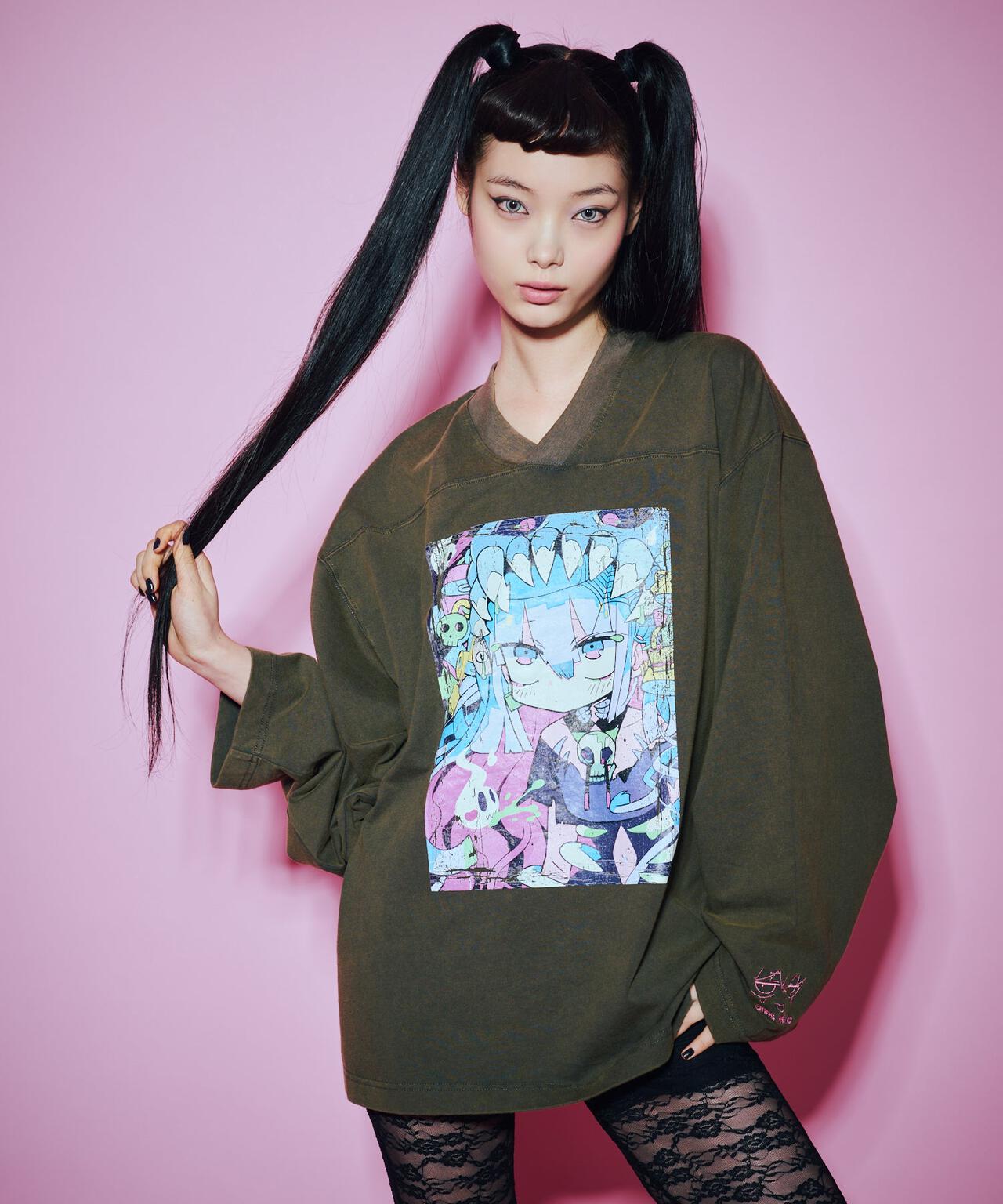 ANNA SUI NYC/アナ スイ エヌワイシー/『×寺田てら』TERAビッグロングスリーブ