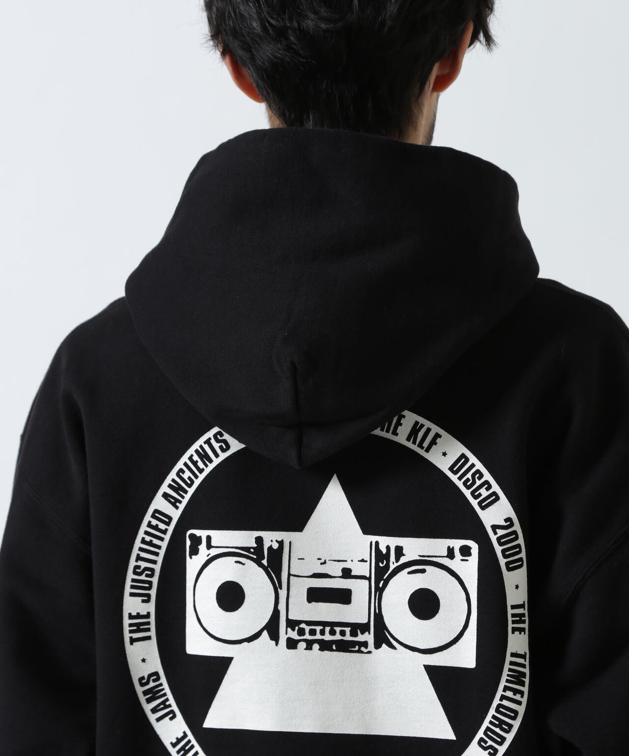 SAINT MICHAEL/セントマイケル/KLF HOODIE/KLF/BLACK