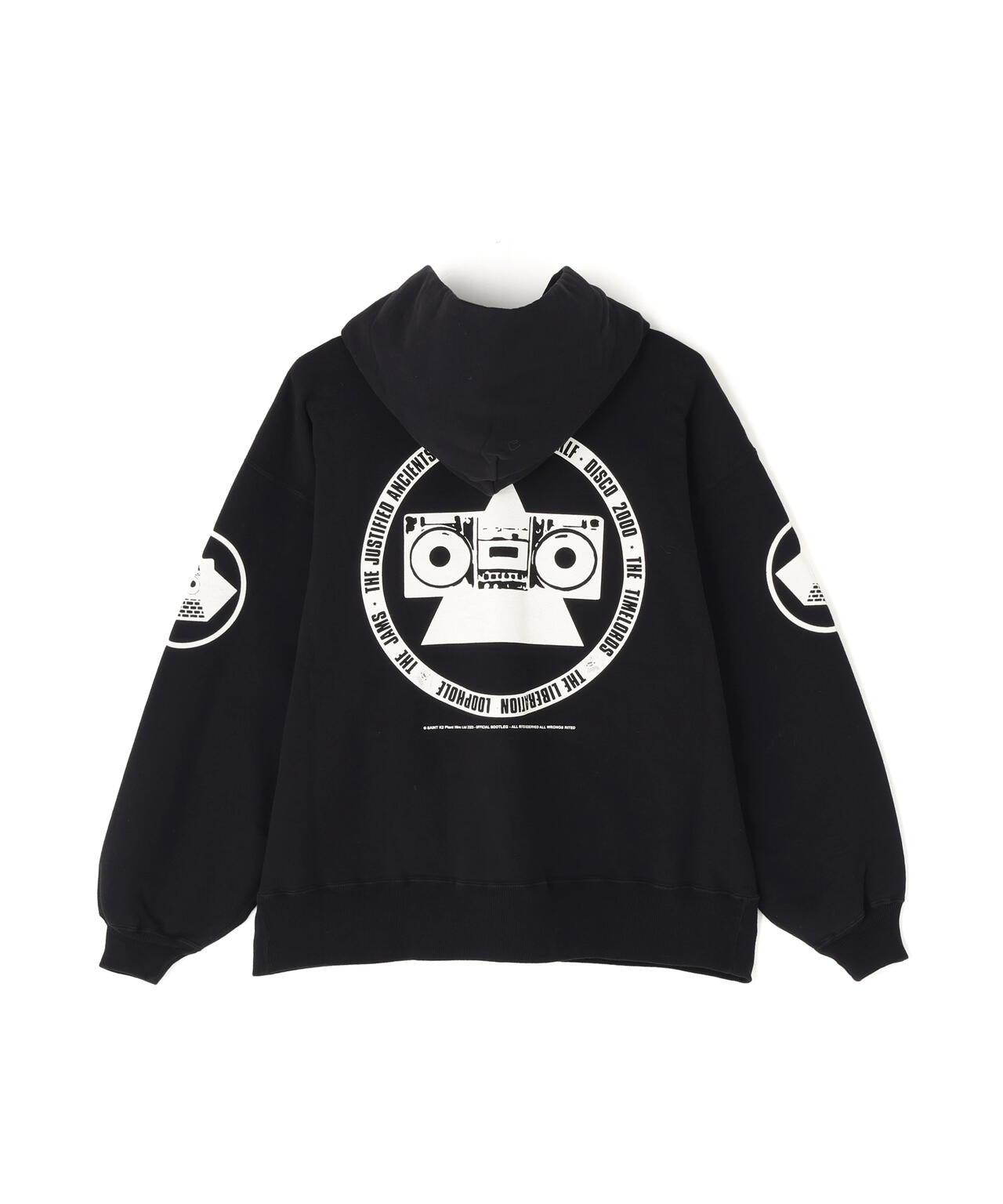 SAINT MICHAEL/セントマイケル/KLF HOODIE/KLF/BLACK