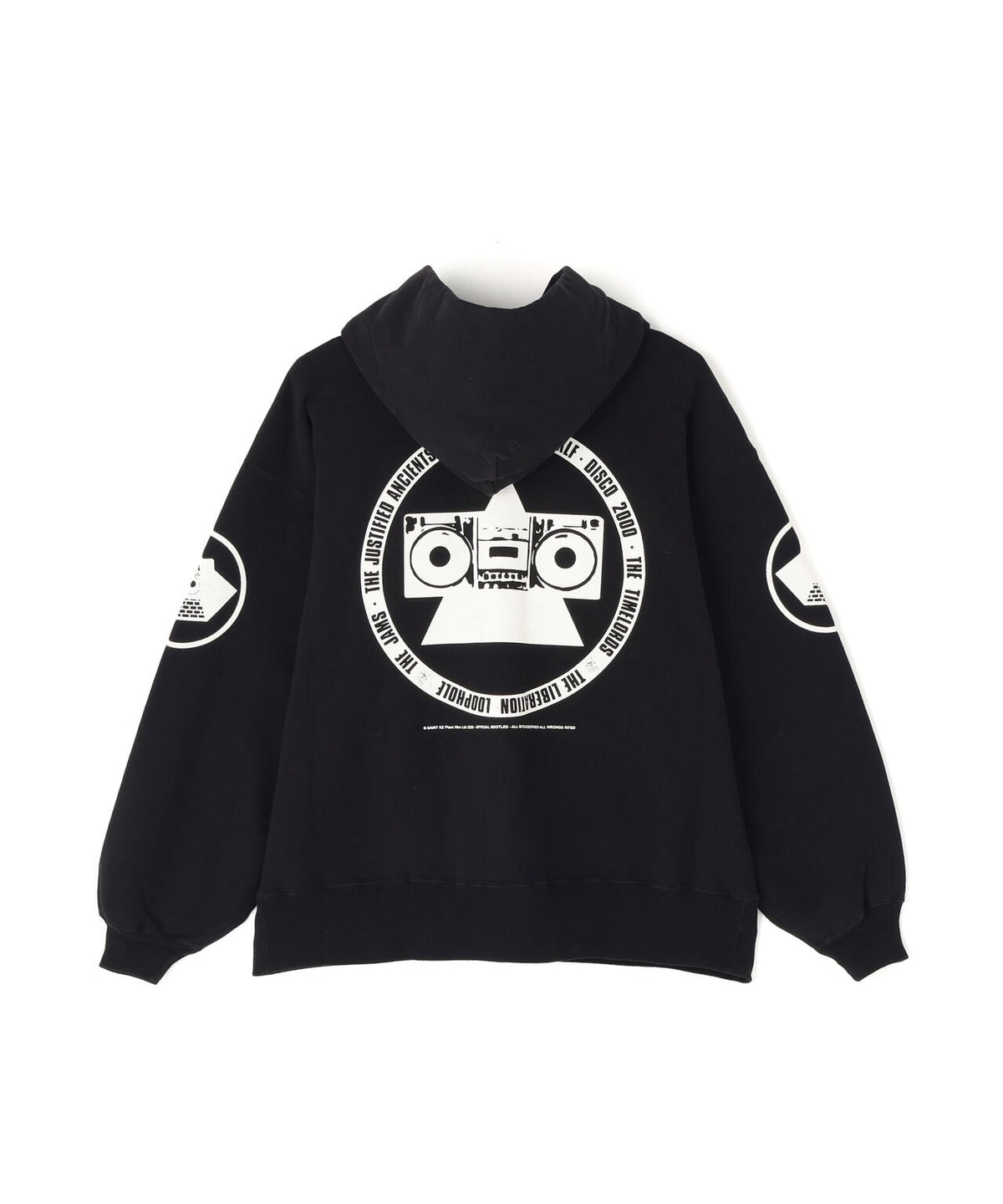 SAINT MICHAEL/セントマイケル/KLF HOODIE/KLF/BLACK