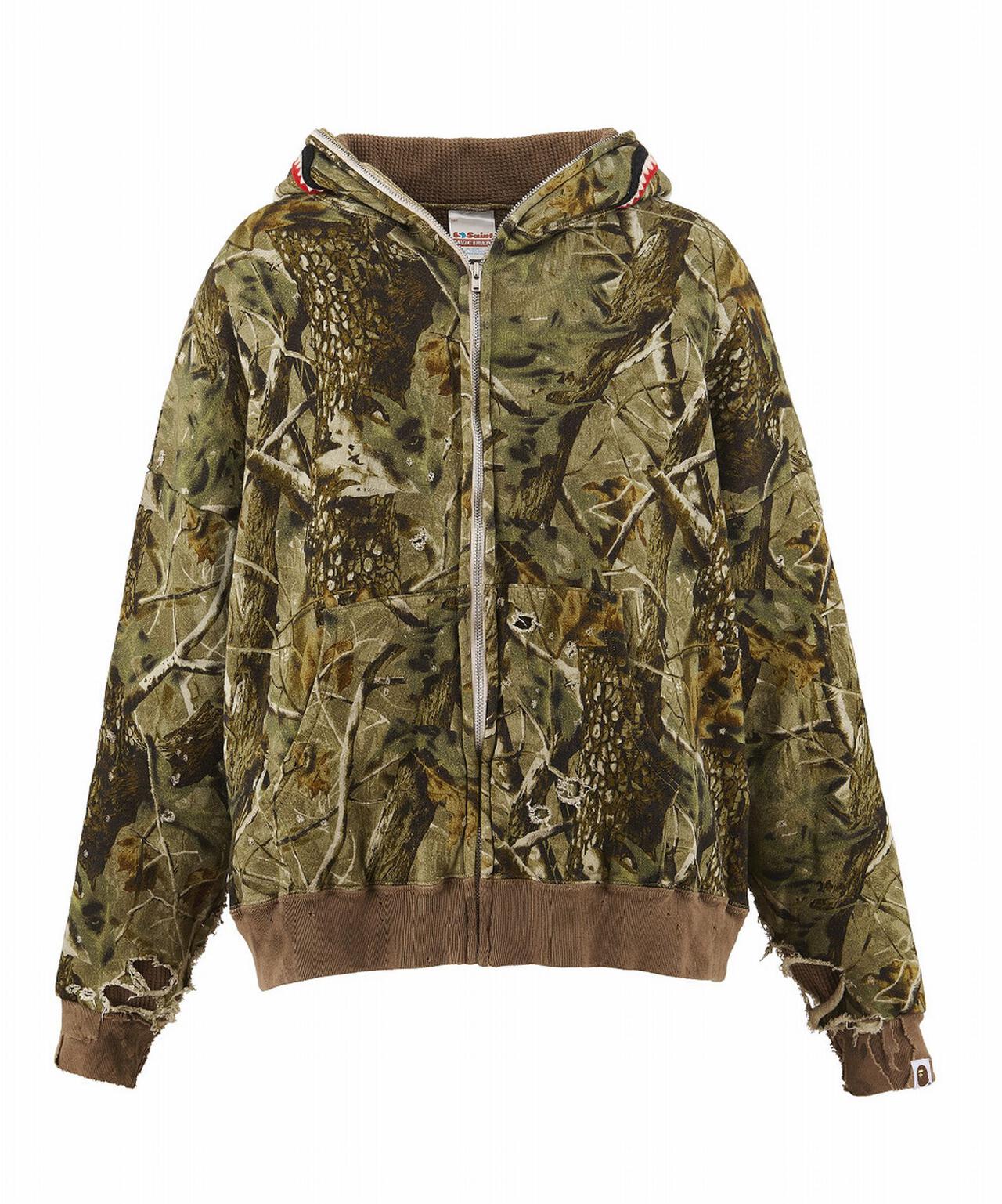 SAINT MICHAEL/セントマイケル/BAPE ZIP HOODIE/SAHARK/CAMO