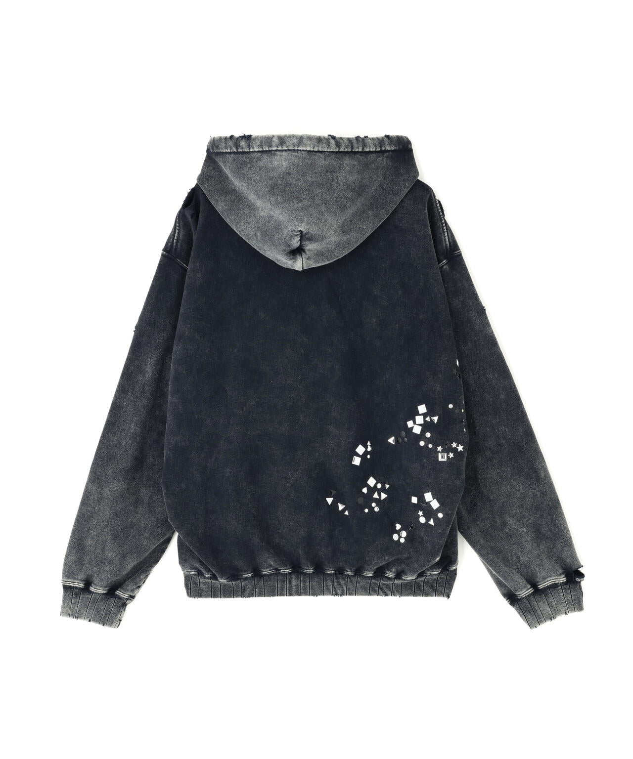 Maison MIHARAYASUHIRO/メゾン ミハラヤスヒロ/EMBELLISHED BLEACHED HOODIE