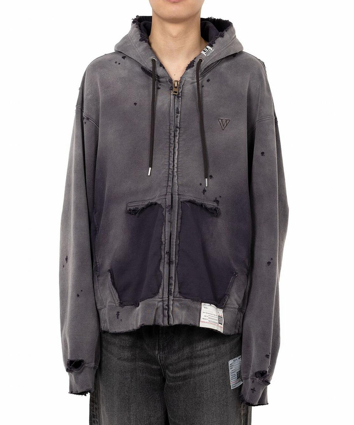 Maison MIHARAYASUHIRO/メゾン ミハラヤスヒロ/Sun Faded Like Zip-up Hoodie