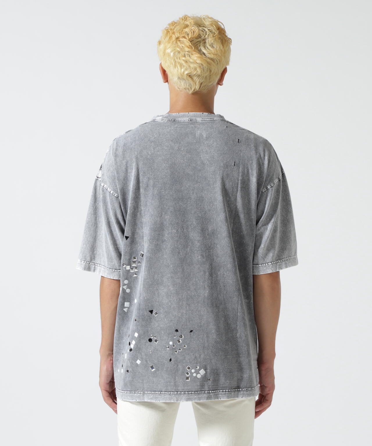Maison MIHARAYASUHIRO/メゾン ミハラヤスヒロ/EMBELLISHED BLEACHED TEE