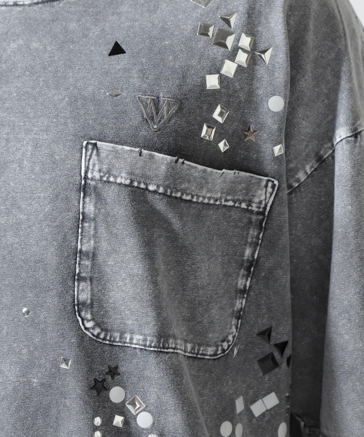 Maison MIHARAYASUHIRO/メゾン ミハラヤスヒロ/EMBELLISHED BLEACHED TEE