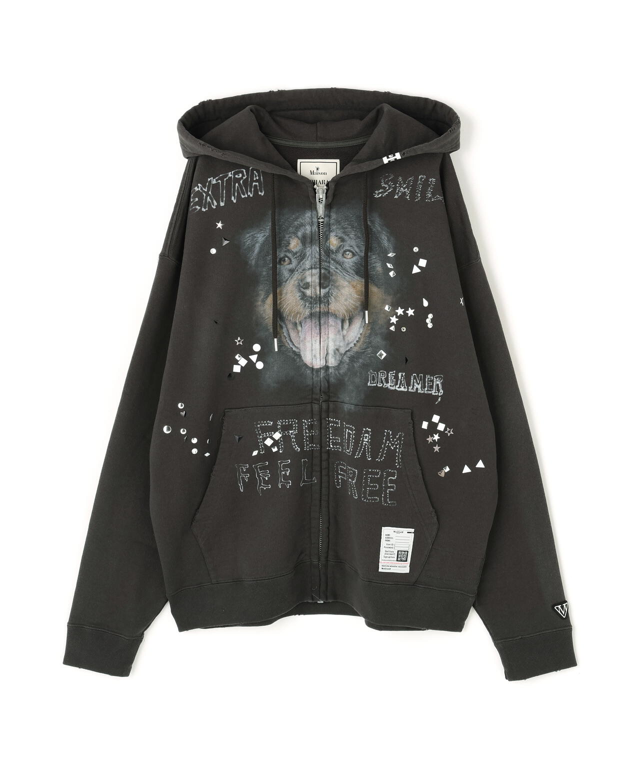 Maison MIHARAYASUHIRO/メゾン ミハラヤスヒロ/EMBELLISHED DISTRESSED PARKA