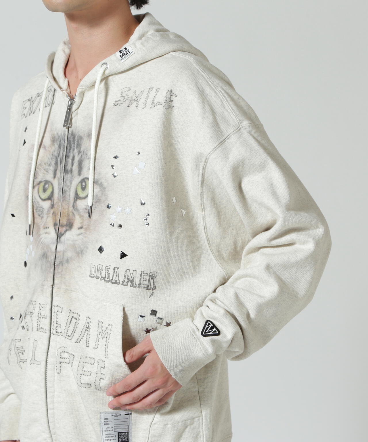 Maison MIHARAYASUHIRO/メゾン ミハラヤスヒロ/EMBELLISHED DISTRESSED PARKA