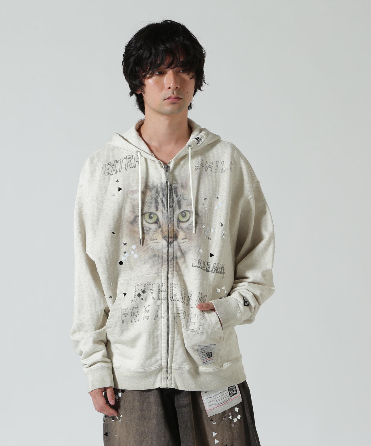 Maison MIHARAYASUHIRO/メゾン ミハラヤスヒロ/EMBELLISHED DISTRESSED PARKA
