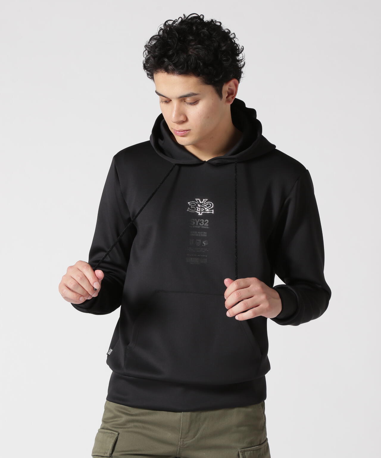 SY32 by SWEET YEARS /DOUBLEKNIT RHINESTONE LOGO