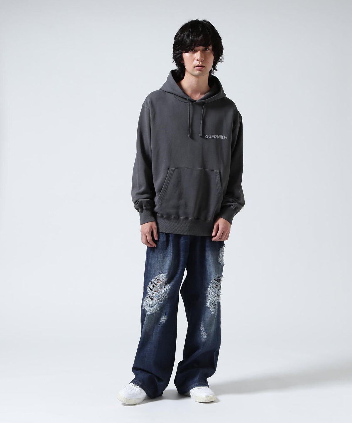 guernika×パックマン/PAC-MAN VINTAGE STYLE HOODIE