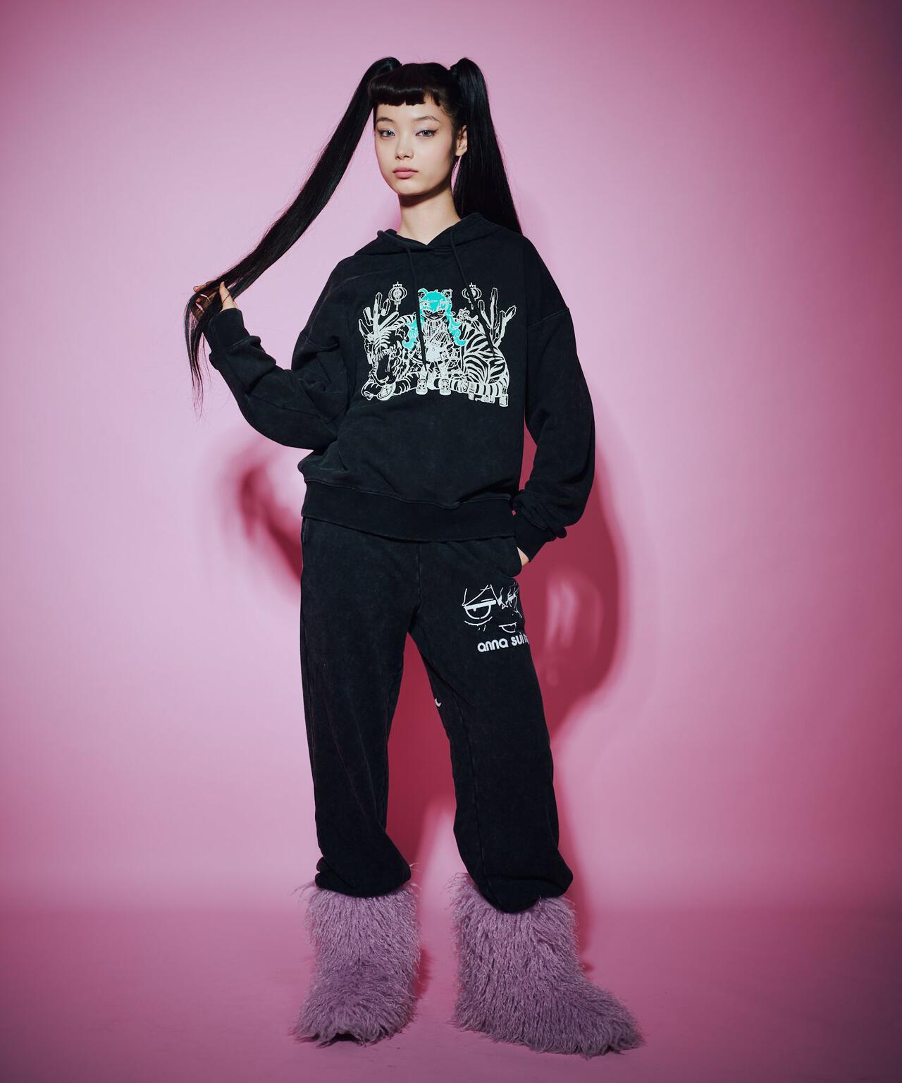 ANNA SUI NYC/アナ スイ エヌワイシー/『×寺田てら』TERAスウェットフーディー