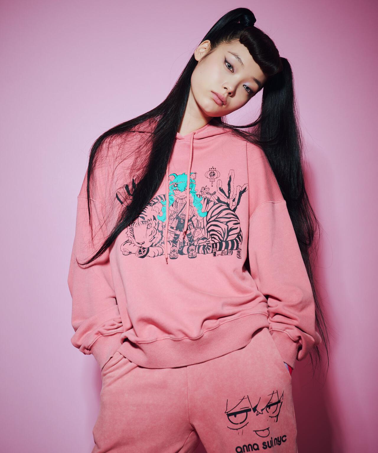 ANNA SUI NYC/アナ スイ エヌワイシー/『×寺田てら』TERAスウェットフーディー