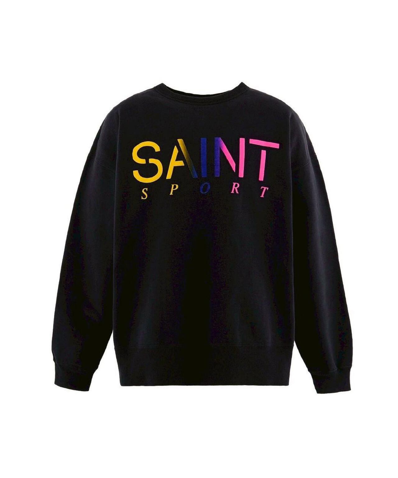 SAINT MICHAEL/セントマイケル/CRW NECK SWET/SAINT SPORT/BLACK
