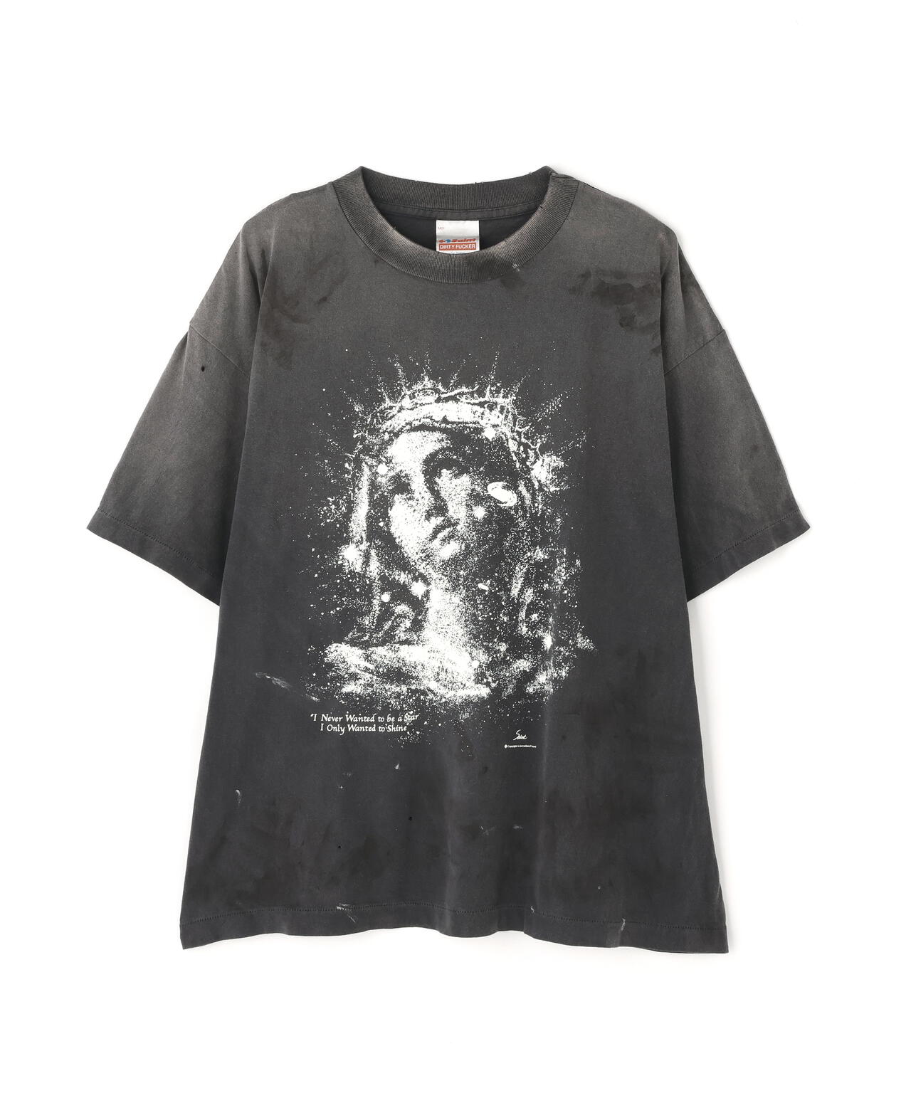 SAINT MICHAEL/セントマイケル/SS_TEE/MARIA/BLACK