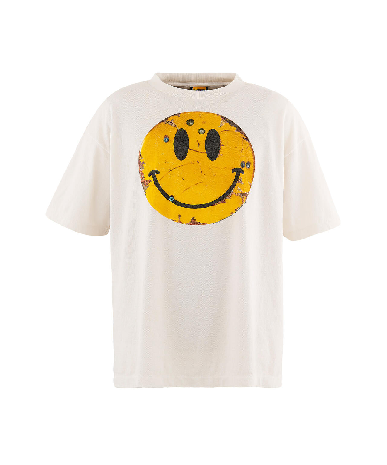 SAINT MICHAEL/セントマイケル/KLF_SS TEE SMILE WHITE