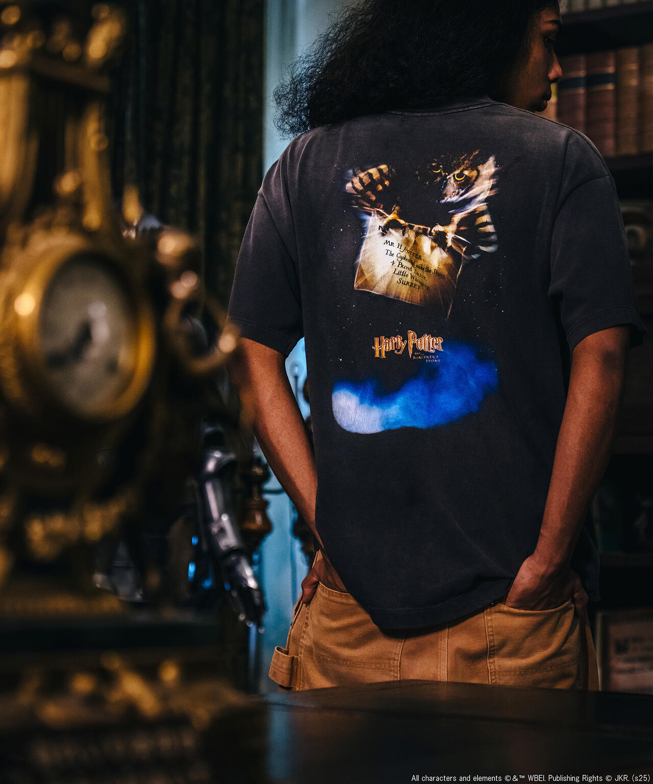 SAINT MICHAEL/セントマイケル/HP_SS TEE/PHILSPHR'S STONE/BLACK