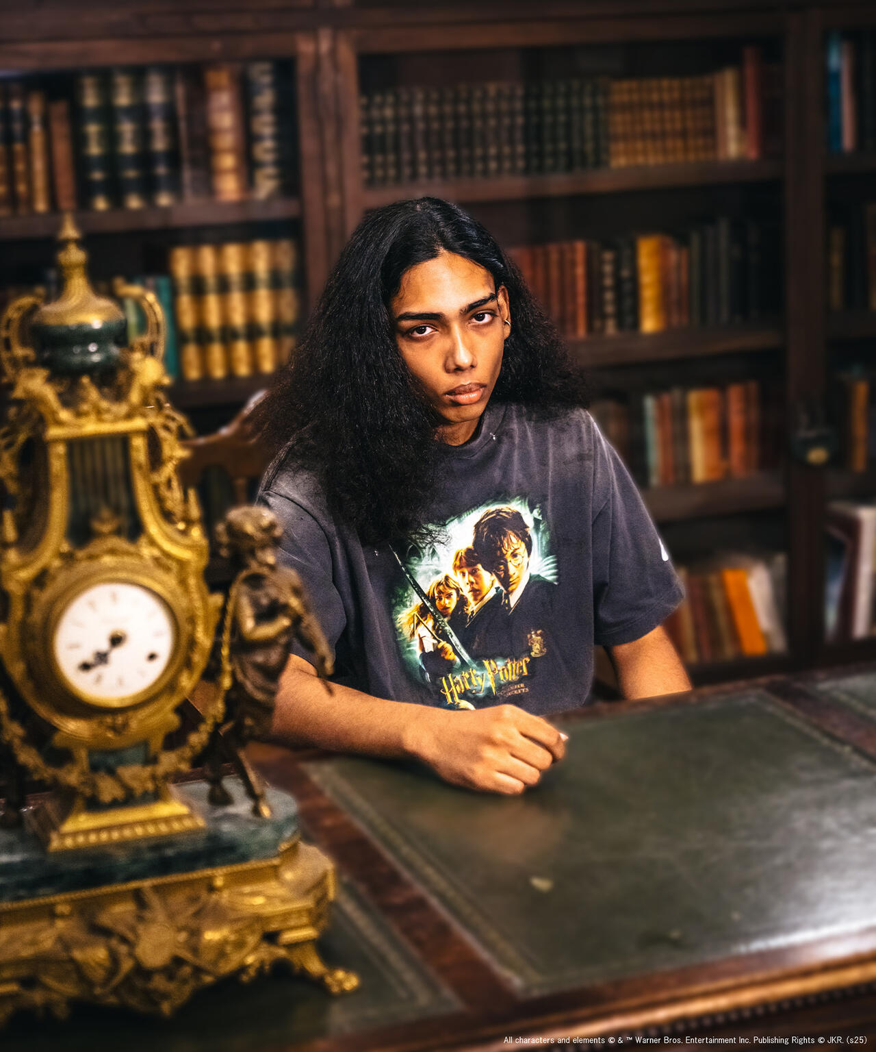 SAINT MICHAEL/セントマイケル/HP_SS TEE/CHAMBER OF SCRT /BLACK