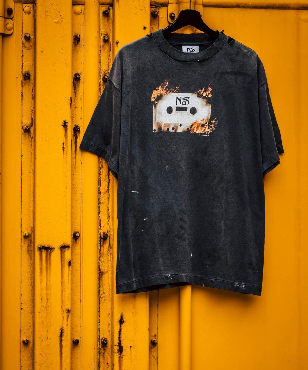 SAINT MICHAEL/セントマイケル/NAS_SS TEE/BLACK