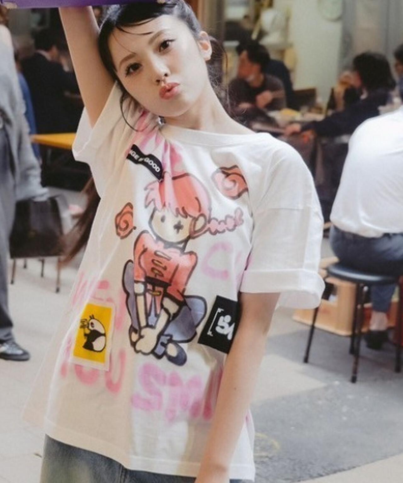 Guernika/ゲルニカ/らんま1/2 Paint T-shirt / らんま