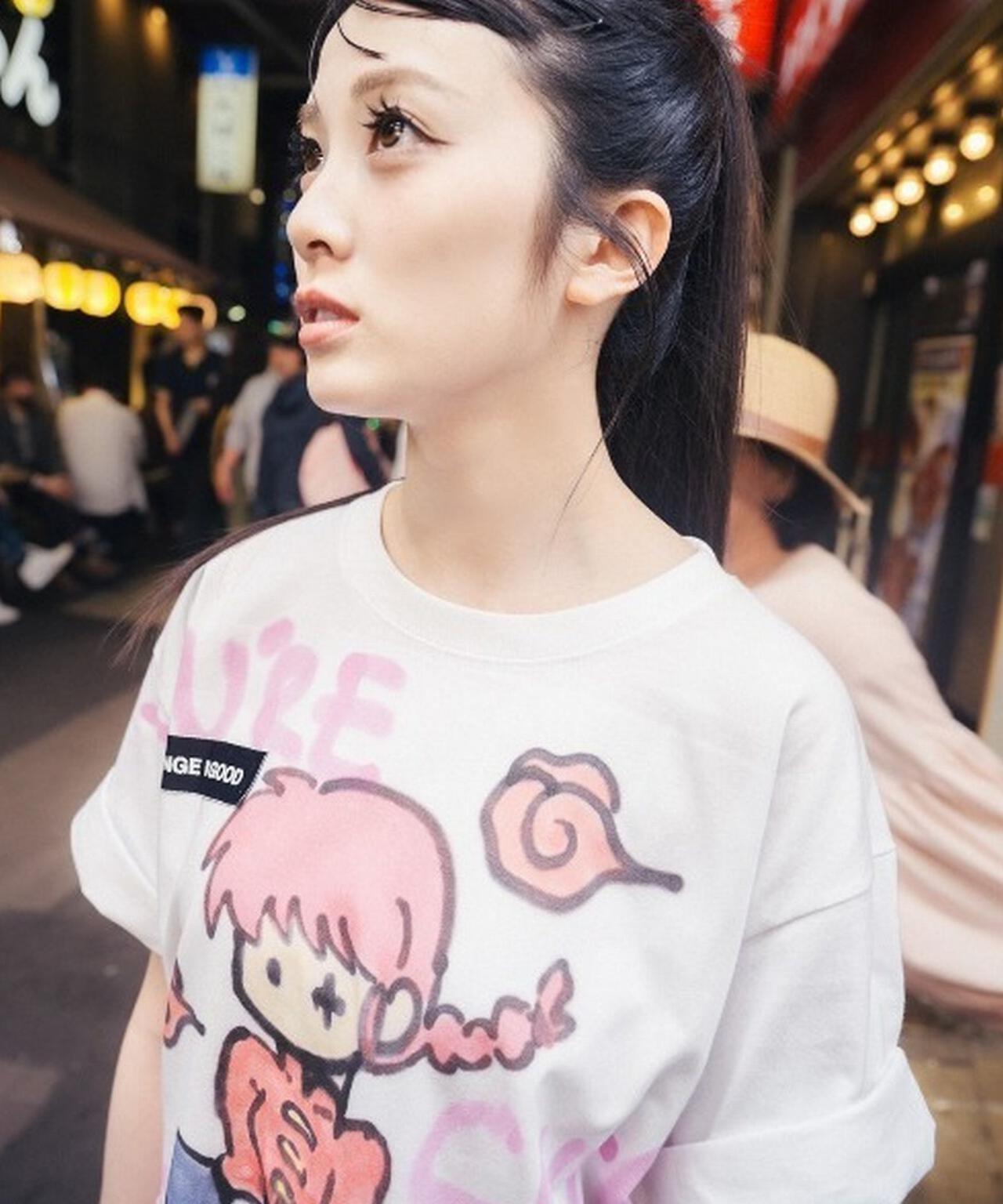 Guernika/ゲルニカ/らんま1/2 Paint T-shirt / らんま