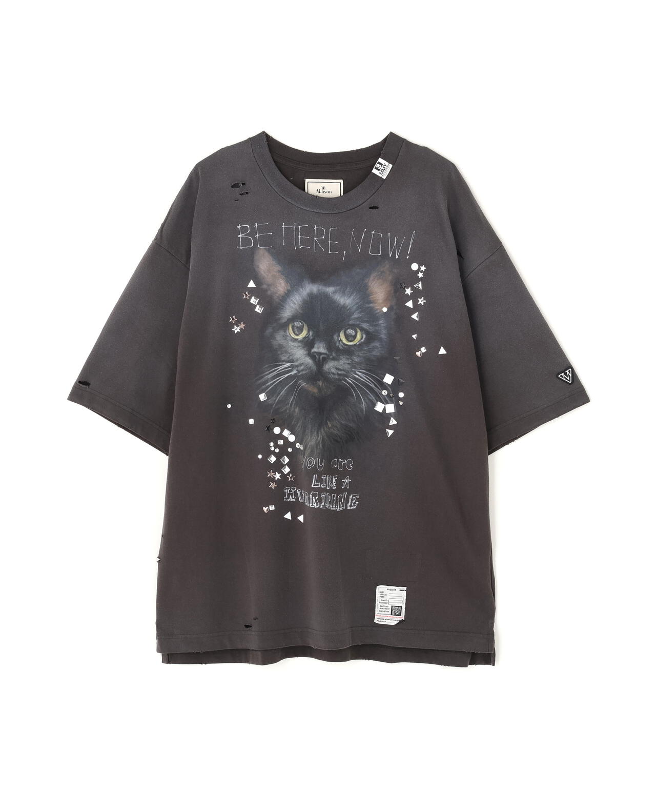 Maison MIHARAYASUHIRO/メゾン ミハラヤスヒロ/EMBELLISHED DISTRESSED TEE