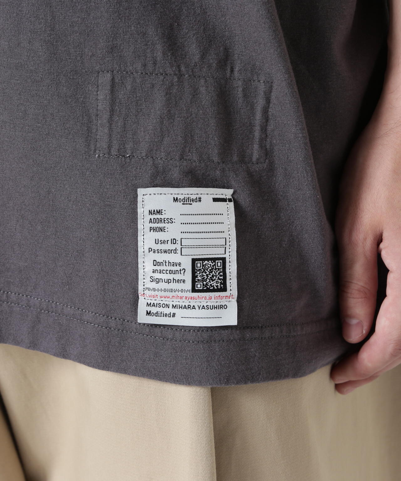 Maison MIHARAYASUHIRO/メゾン ミハラヤスヒロ/Smily Face Printed Ringer T-shirt