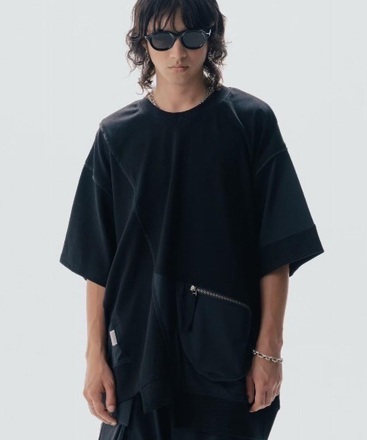 Maison ULA/メゾン ウラ/切り替えTシャツ