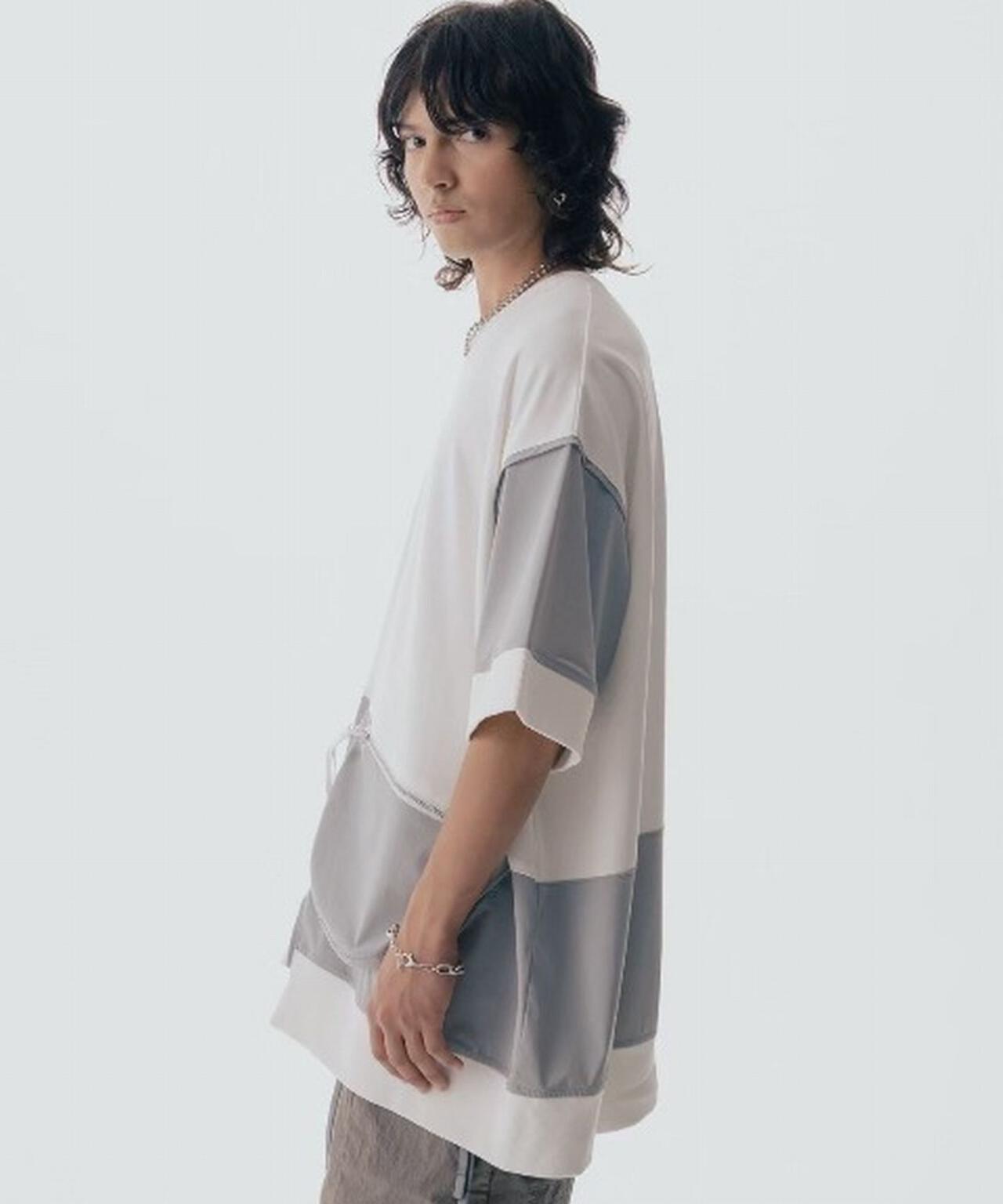 Maison ULA/メゾン ウラ/切り替えTシャツ