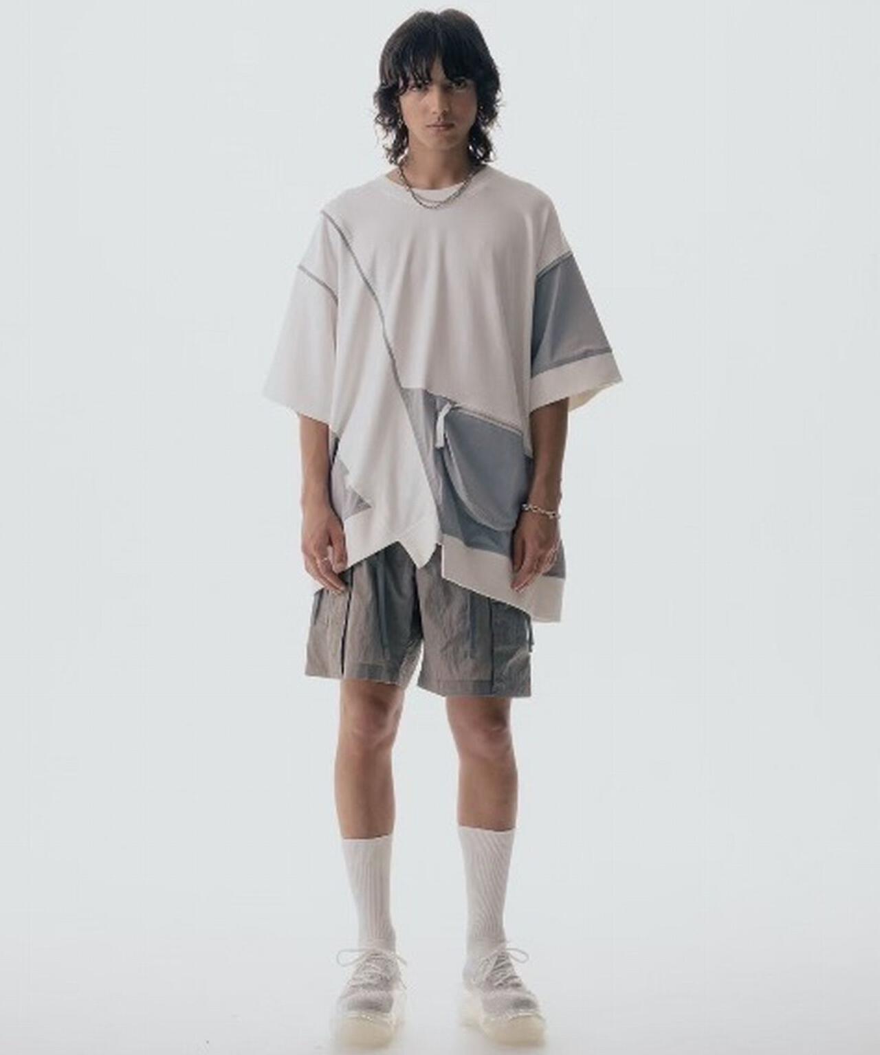 Maison ULA/メゾン ウラ/切り替えTシャツ