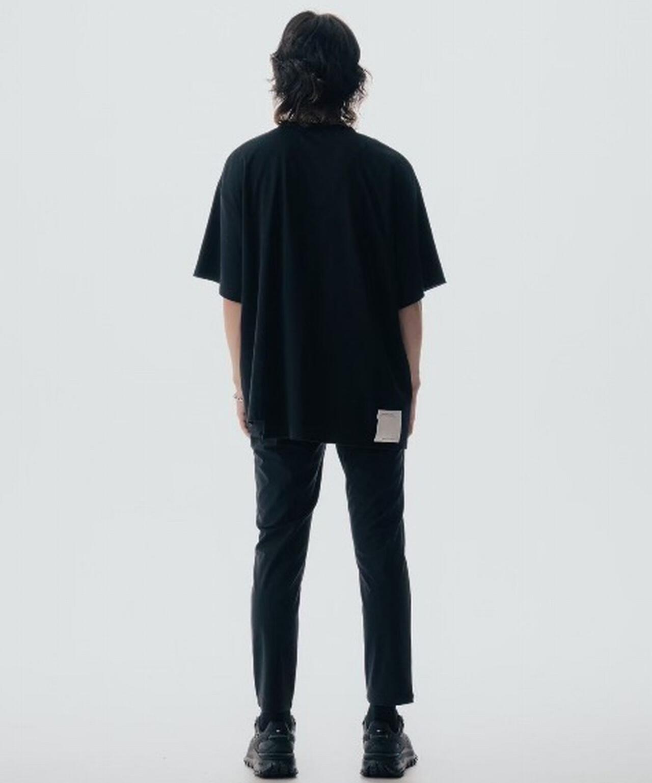 Maison ULA/メゾン ウラ/切り替えプリントTシャツ