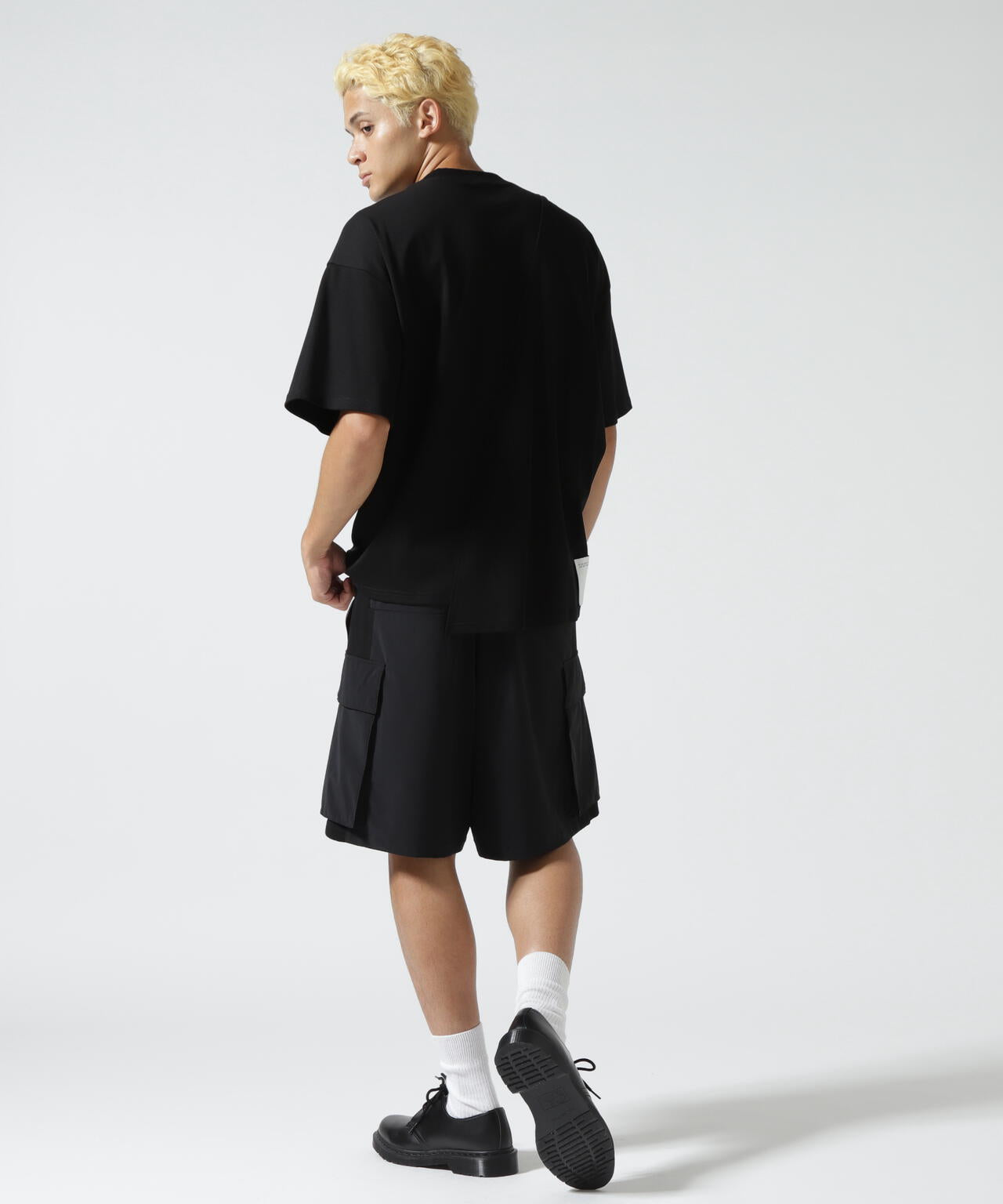 Maison ULA/メゾン ウラ/切り替えプリントTシャツ