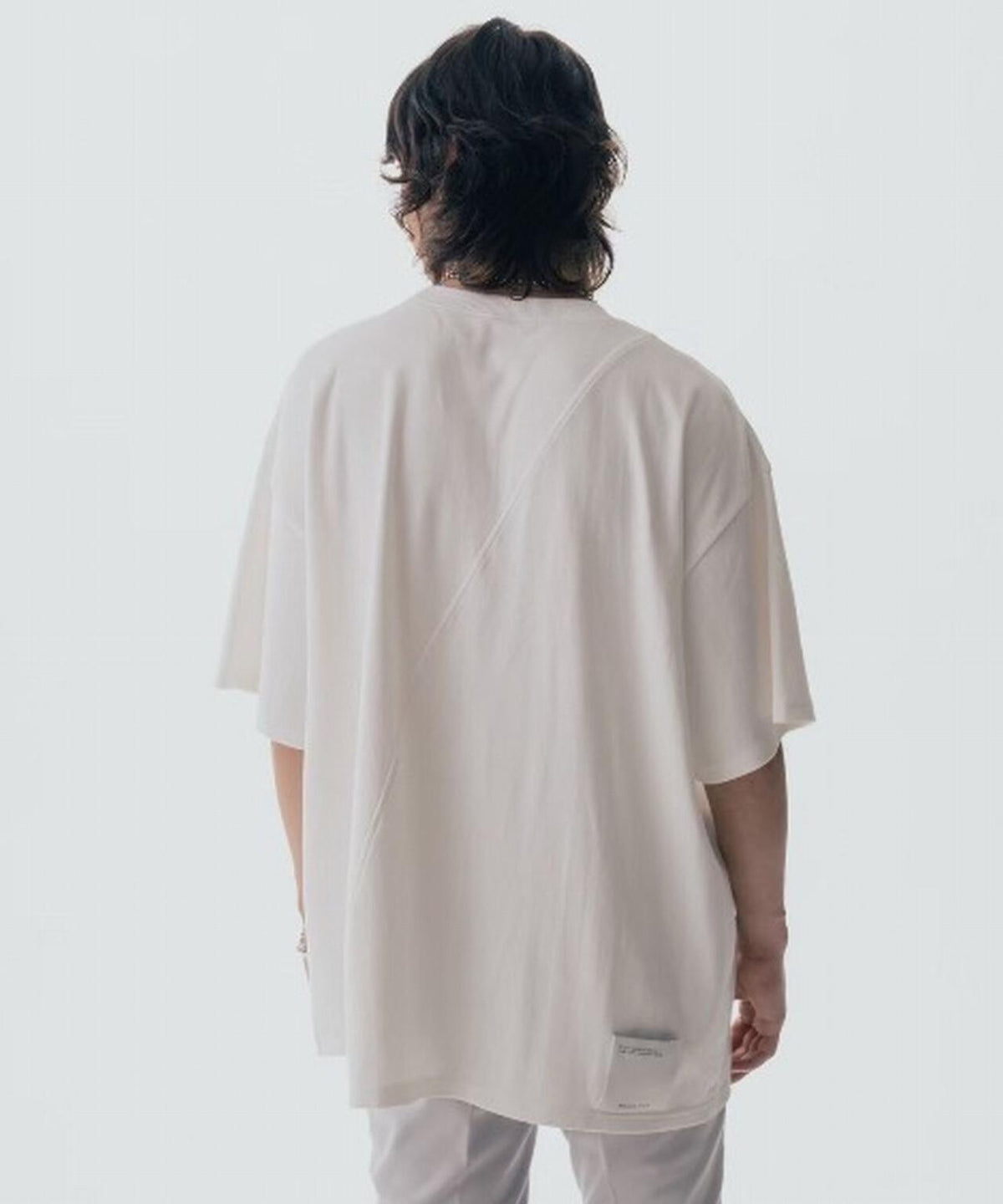 Maison ULA/メゾン ウラ/切り替えプリントTシャツ