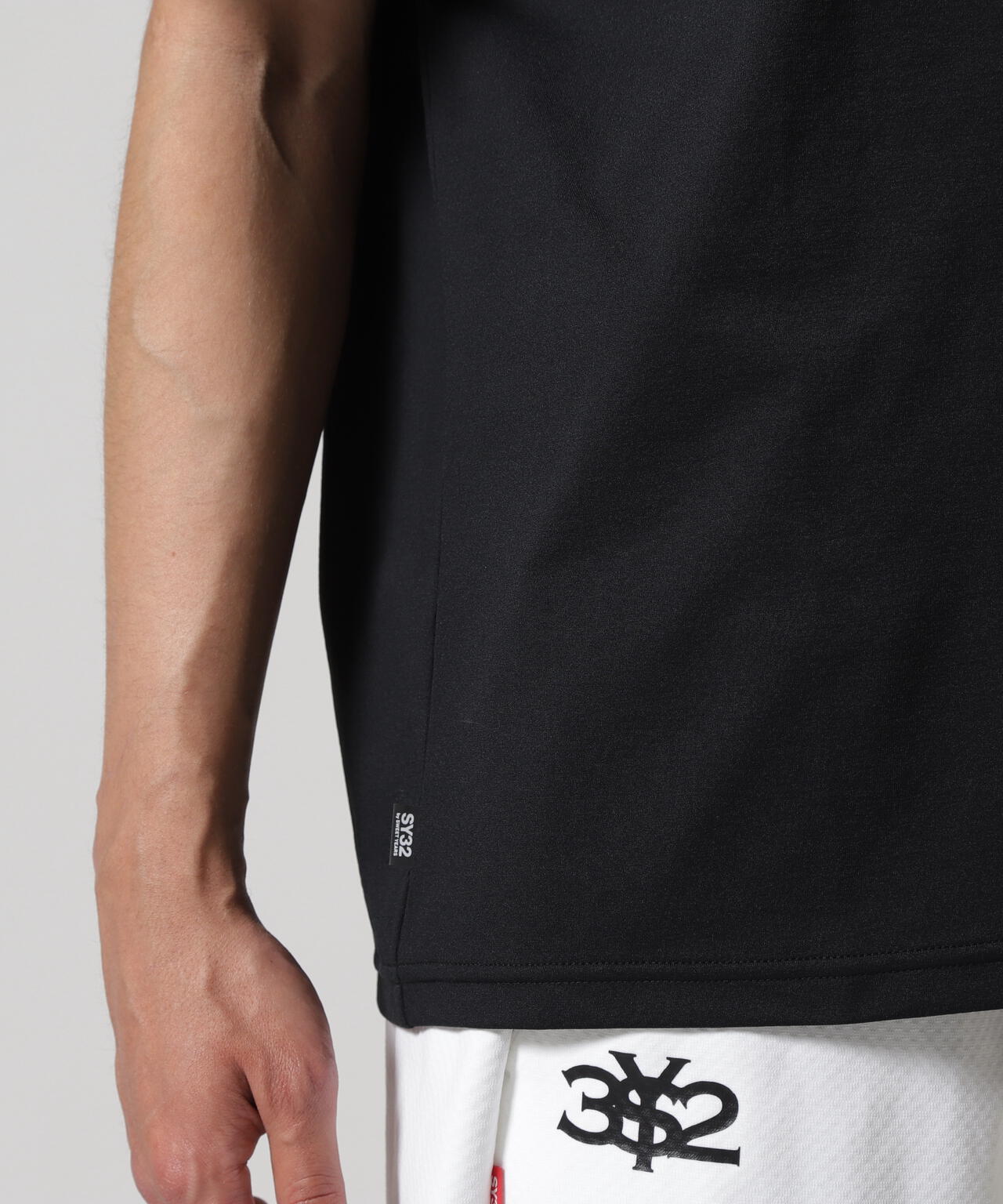 SY32 by SWEET YEARS/エスワイサーティトゥ バイ スィートイヤーズ/JACQUARD EMBOSS LOGO TEE