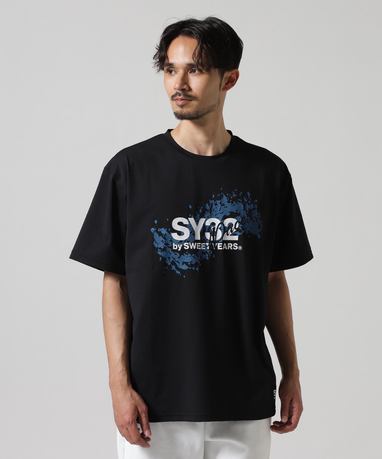 SY32 by SWEET YEARS /エスワイサーティトゥ バイ スィートイヤーズ/WAVELOGO LOOSE FIT S/S TEE