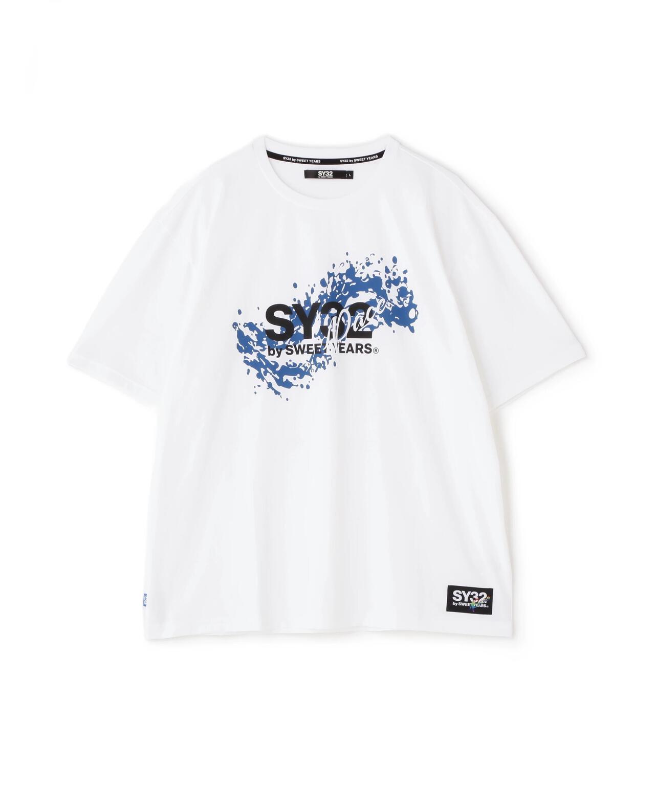 SY32 by SWEET YEARS /エスワイサーティトゥ バイ スィートイヤーズ/WAVELOGO LOOSE FIT S/S TEE