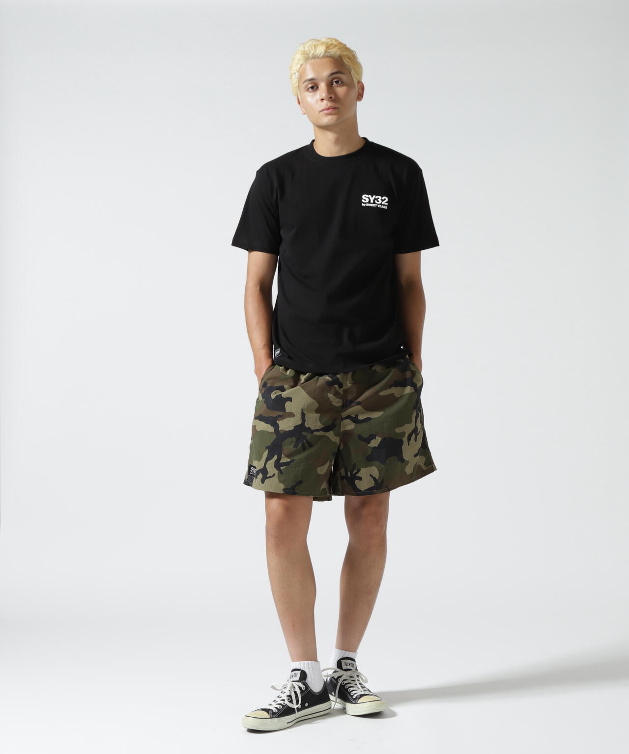 SY32 by SWEET YEARS/エスワイサーティトゥ バイ スィートイヤーズ/3D LOGO TEE