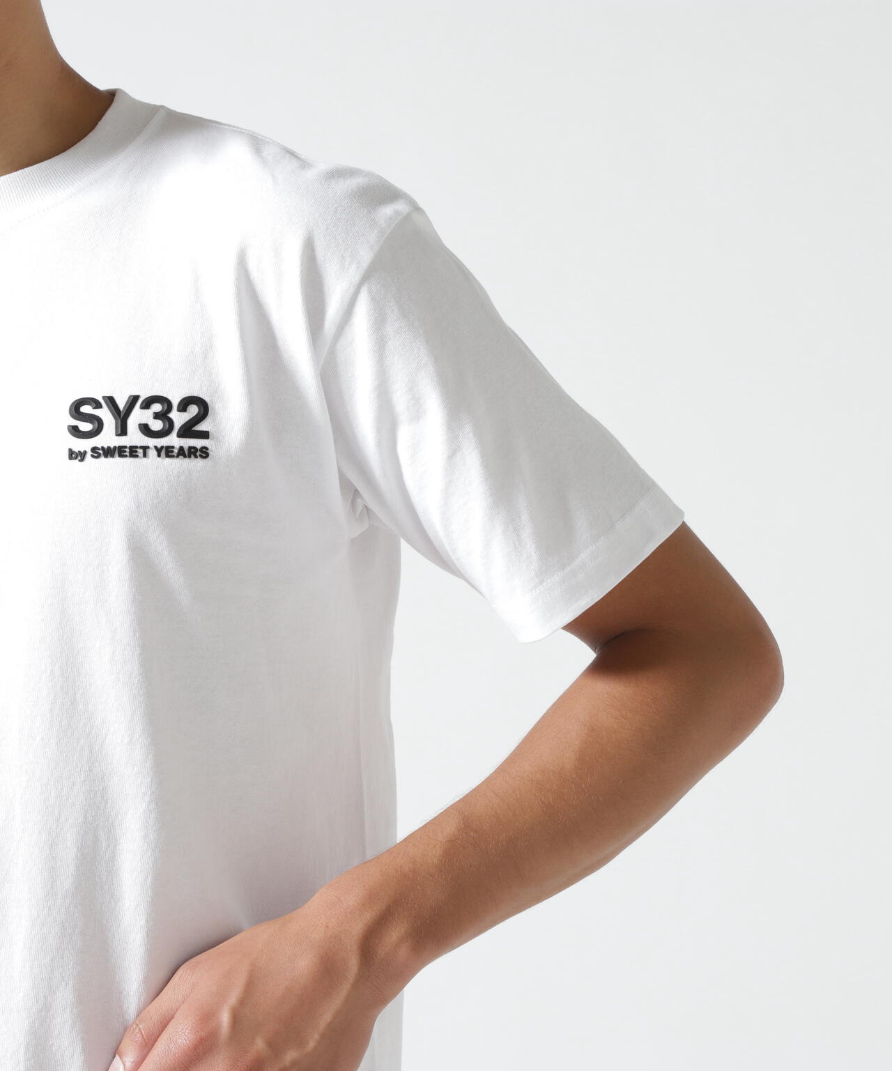 SY32 by SWEET YEARS/エスワイサーティトゥ バイ スィートイヤーズ/3D LOGO TEE