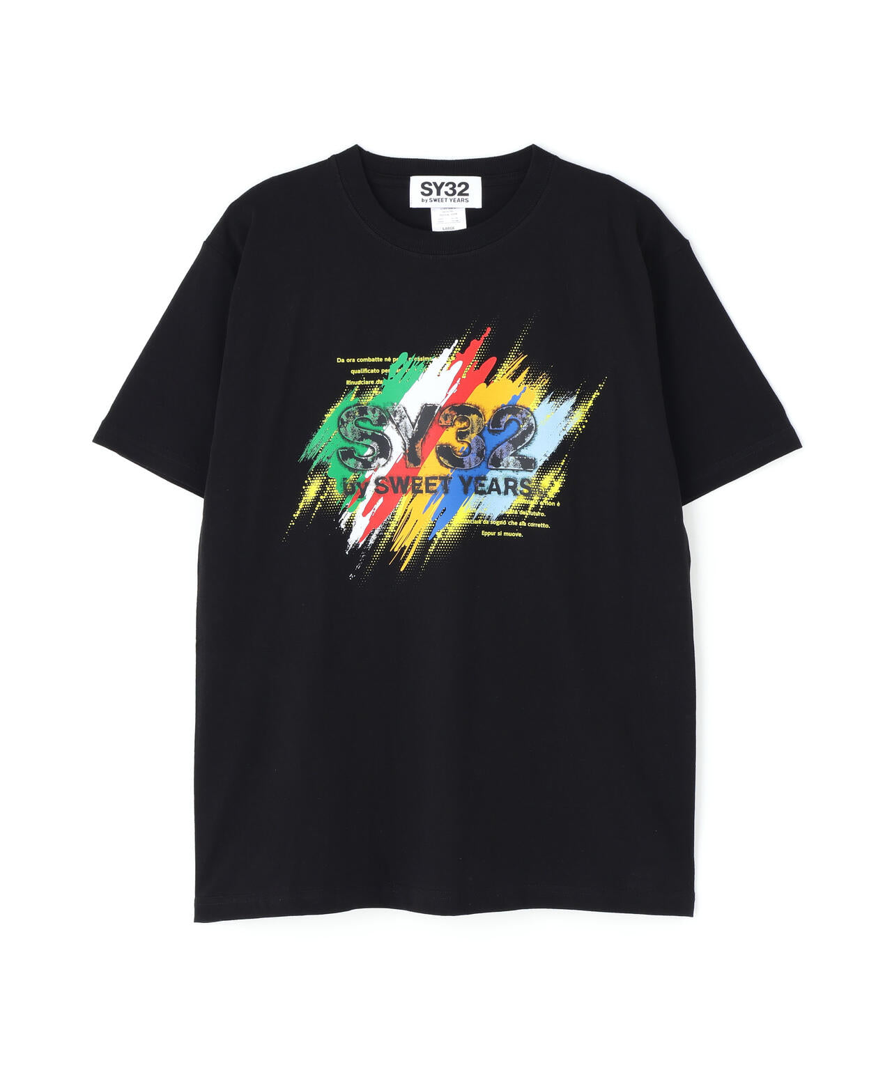 SY32 by SWEET YEARS/エスワイサーティトゥ バイ スィートイヤーズ/INKJET GRUNGE TEE