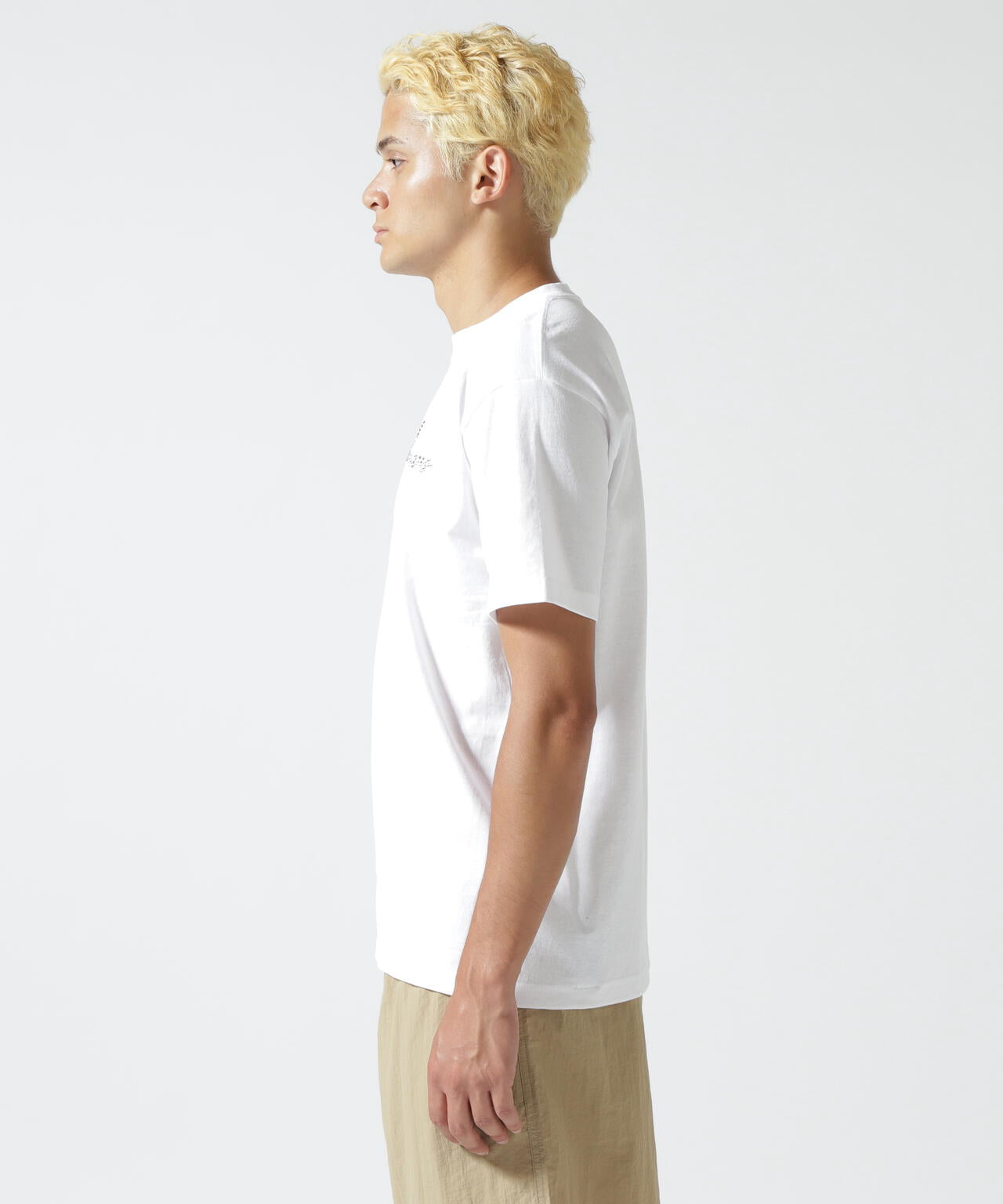 SY32 by SWEET YEARS/エスワイサーティトゥ バイ スィートイヤーズ/CURSIVE LOGO RHINESTONE TE