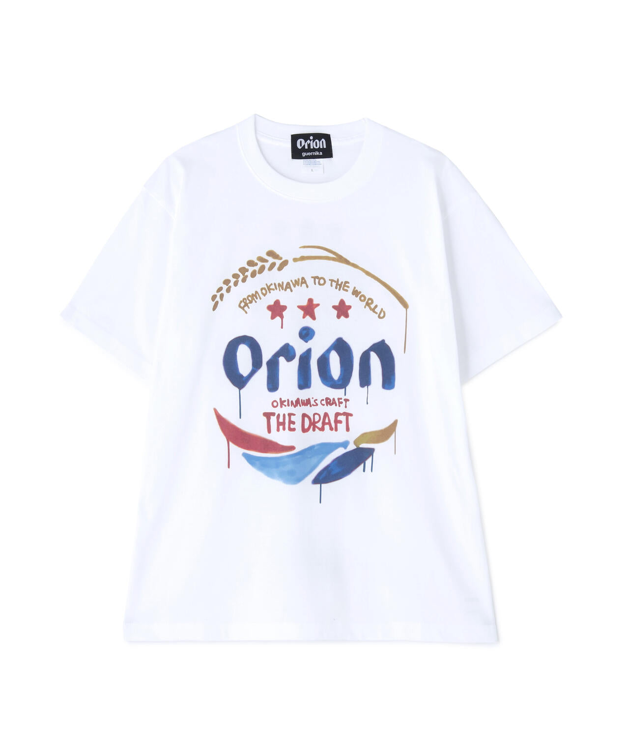 guernika×ORIONBEER/ゲルニカ×オリオンビール/ORION THE DRAFT ART PRINT T-SHIRT