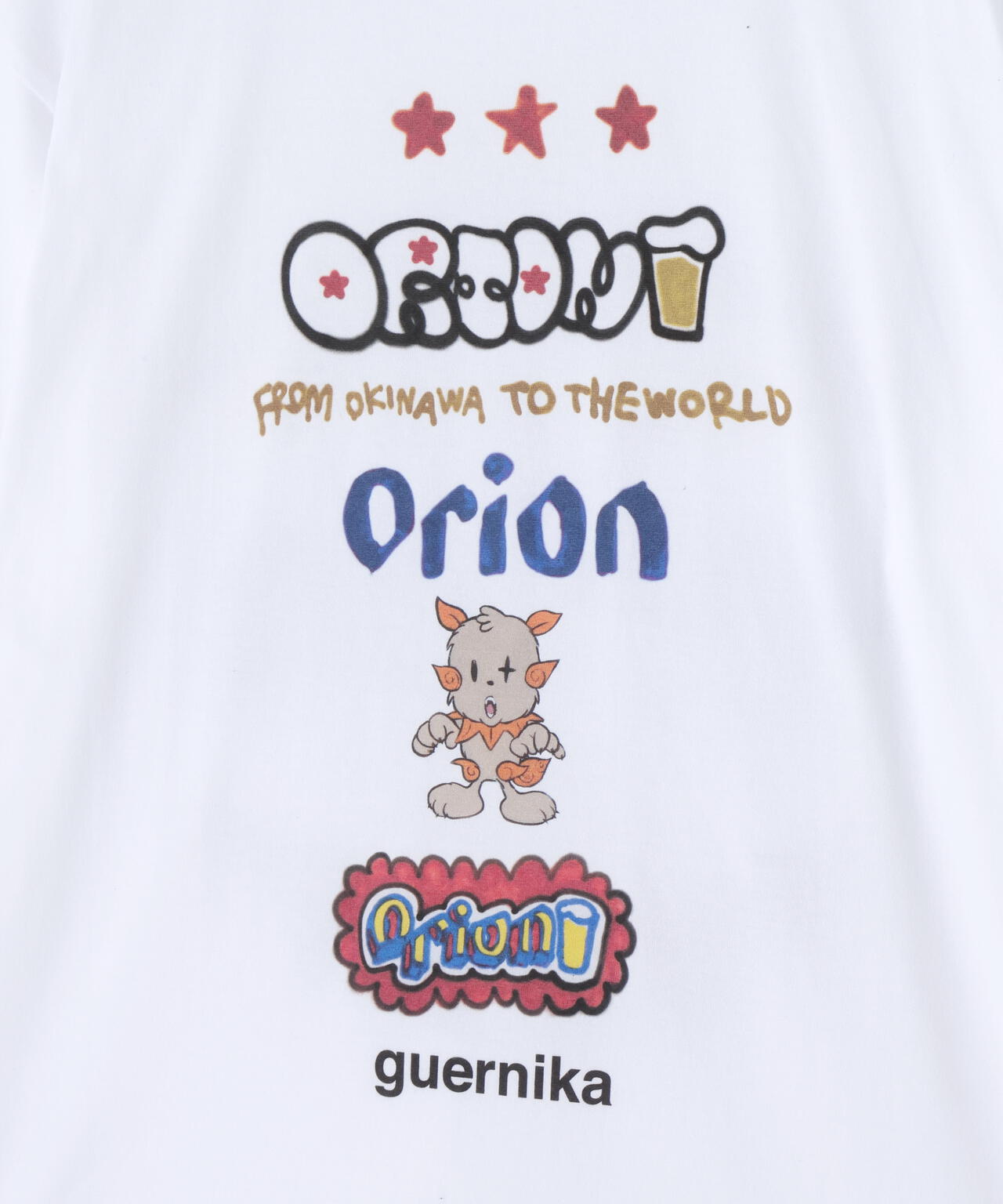 guernika×ORIONBEER/ゲルニカ×オリオンビール/ORION THE DRAFT ART PRINT T-SHIRT