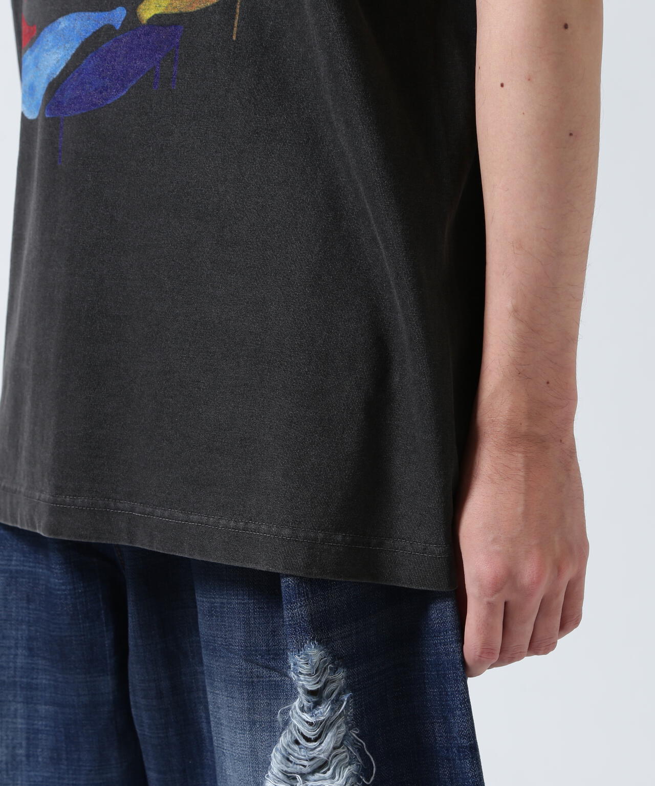 guernika×ORIONBEER/ORION THE DRAFT ART PRINT T-SHIRT (SPECIAL VINTAGE)