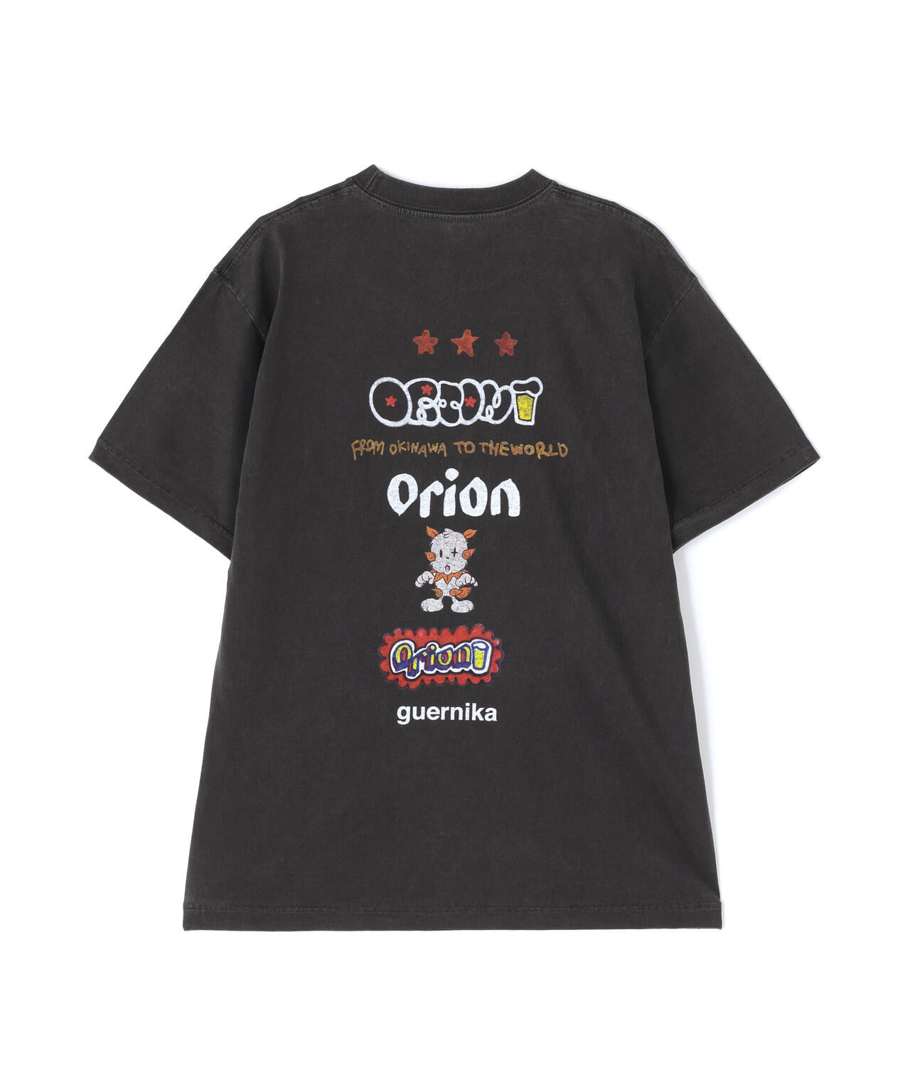 guernika×ORIONBEER/ORION THE DRAFT ART PRINT T-SHIRT (SPECIAL VINTAGE)
