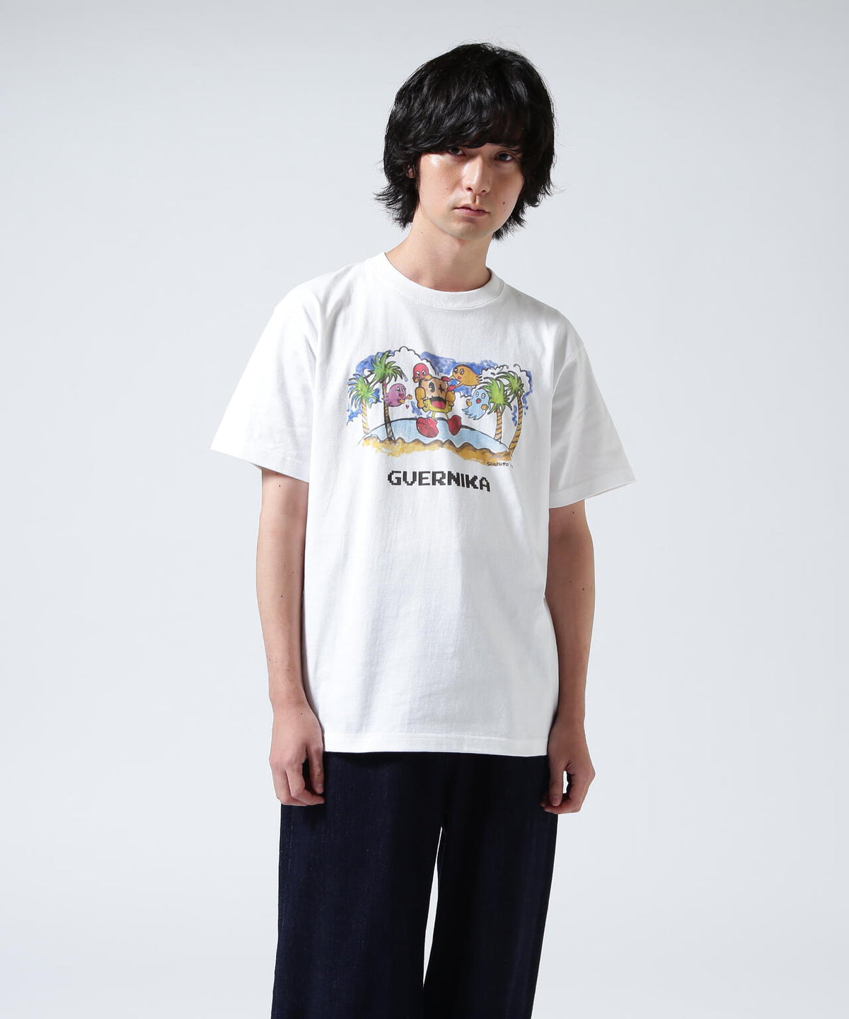 guernika×パックマン/PAC-MAN PRINT T-SHIRT/LIVE-PAINT