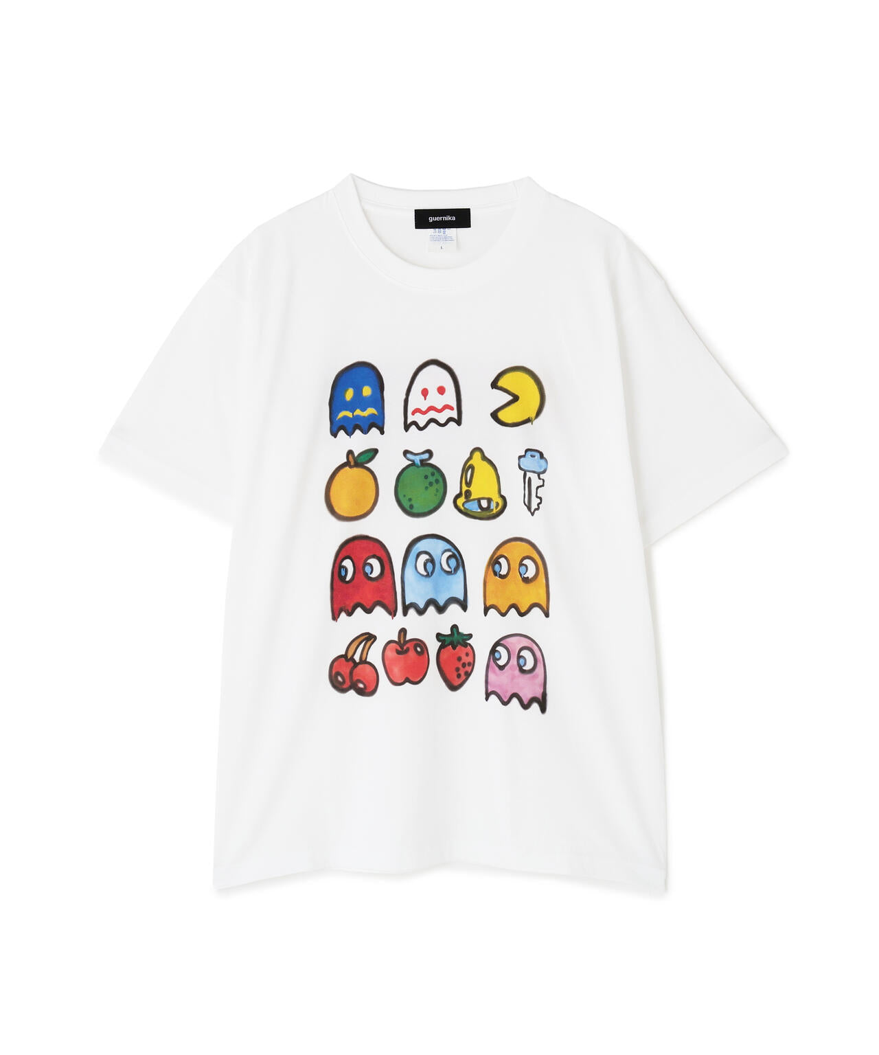 guernika×パックマン/PAC-MAN PAINT T-SHIRT/PAC-MAN CHARACTERS